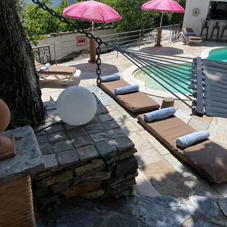Maison De Charme Avec Piscine Et Vue Exceptionnelle 빌라 Scolca