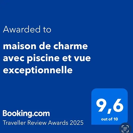 Maison De Charme Avec Piscine Et Vue Exceptionnelle Вилла *